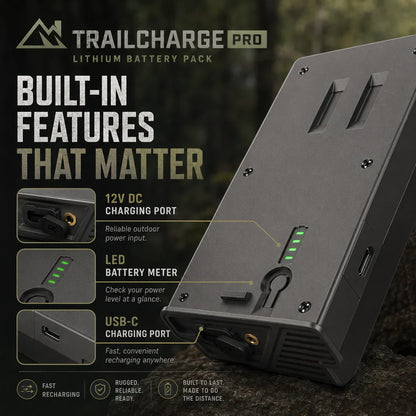 TrailCharge Pro Lithium Battery Pack
